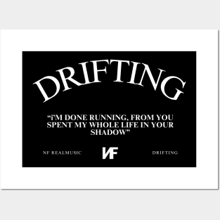 Drifting NF real music Lyrics Posters and Art